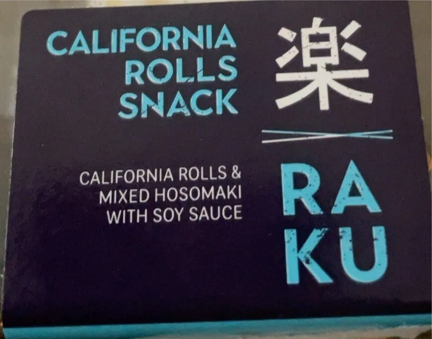 Calafornia roll snacks