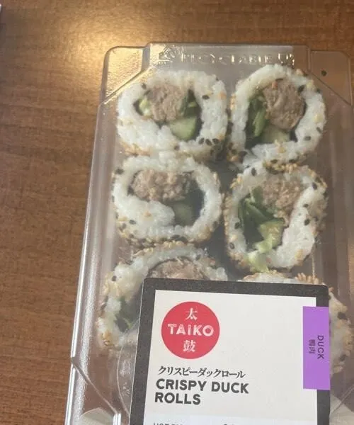 Crispy Duck Sushi Rolls