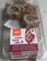 Crispy duck rolls