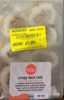 Crispy duck rolls
