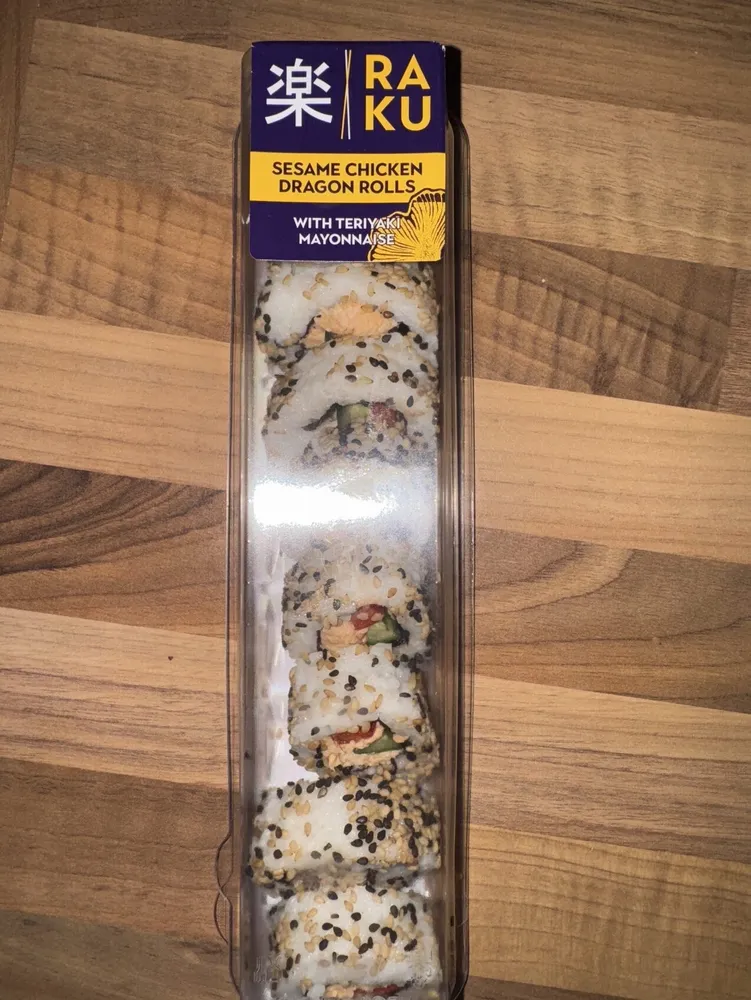 Sesame Chicken Dragon Rolls