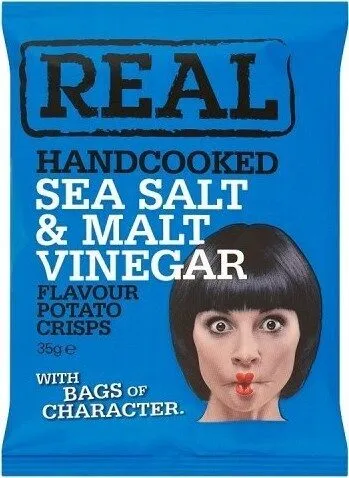 Sea Salt & Cider Vinegar Flavour Potato Crisps