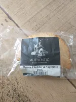 mature cheddar and vegetable pasty