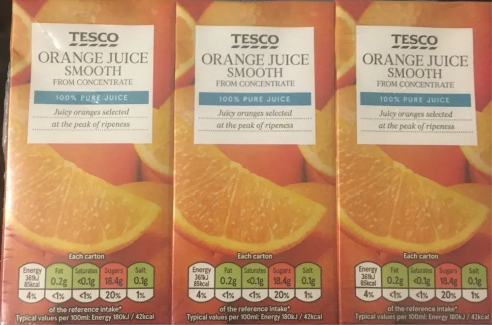 Orange juice smooth