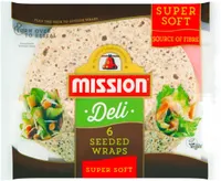 Mission Deli Super Soft Seeded Wraps