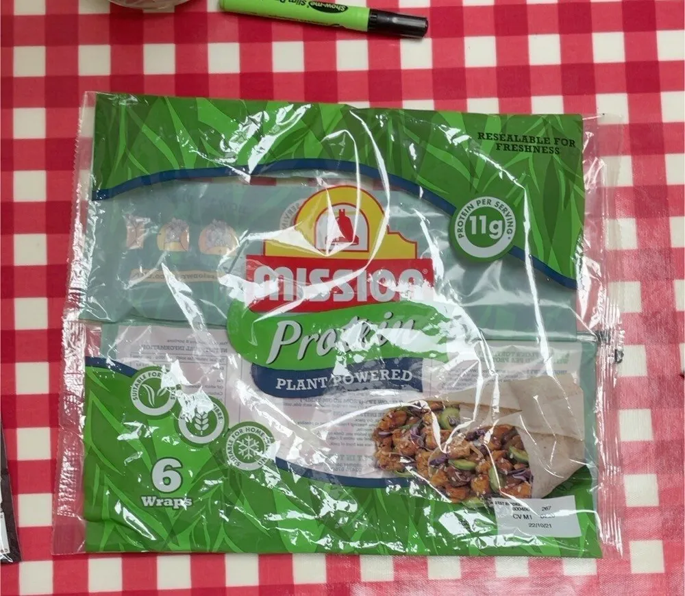 Wraps protein plant powered