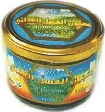 La pâte du miel alimentaire