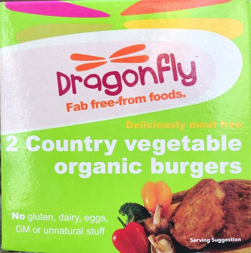 Country vegetable organic burgers