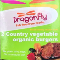Country vegetable organic burgers