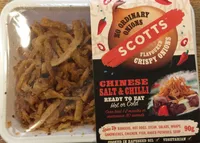 Flavoured crispy onions