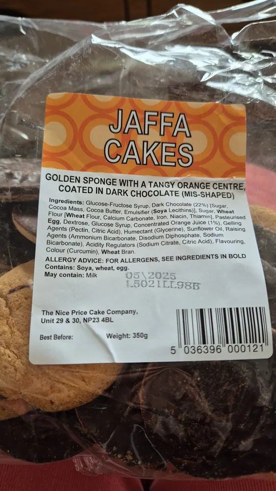 Jaffa cakes