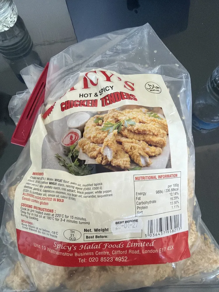 Hot & Spicy Chicken Tenders