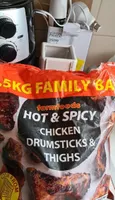 Hot and spicy chicken drumsticks