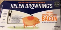 Organic smoked streaky bacon