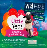 Family Farm Little Yeos Fruity Favourites Yogurt 4 x (360g)