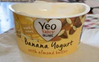 Banana yogurt with almond butter