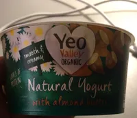 Natural yogurt with almond butter