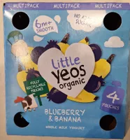 Blueberry & banana whole milk yogurt
