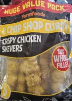 Chip Shop Curry Chicken Skewers