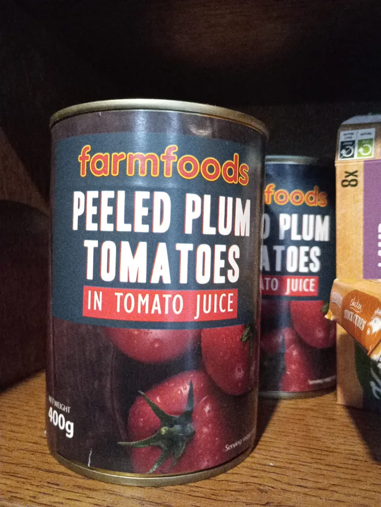 Peeled Plum Tomatoes in tomato juice
