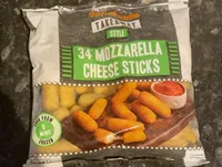 Takeaway style Mozzarella cheese sticks