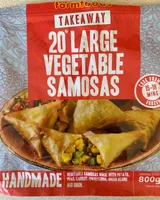 Large vegetable samosas
