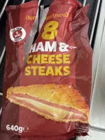 8 Ham & Cheese Steaks