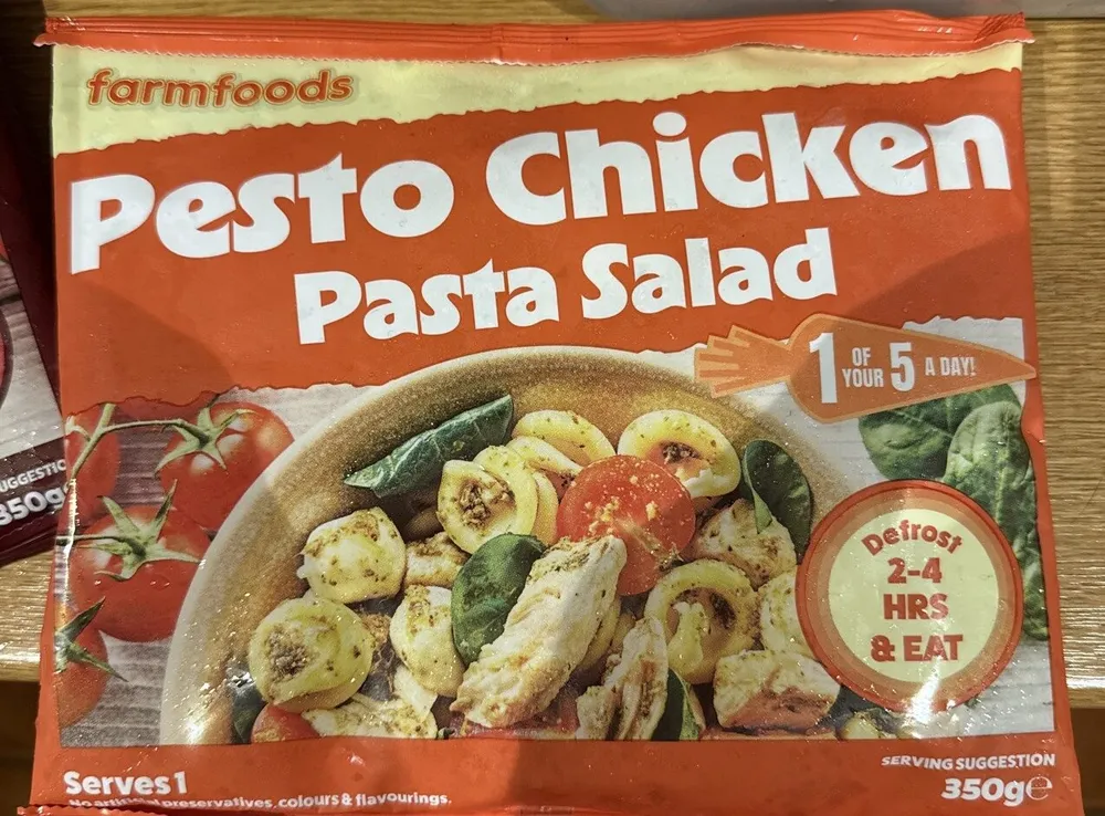Pesto Chicken Salad Pasta Salad