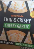 thin & crispy cheesy garlic pizza