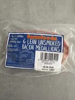 Lean Unsmoked Bacon Medallions