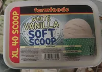 White Vanilla soft Scoop Farmfoods