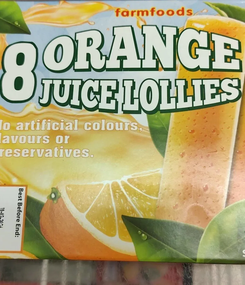 Orange lollies
