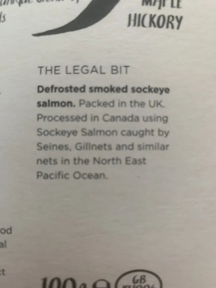 Smoked Sockeye Salmon