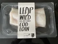 Wild free not farmed cod loin