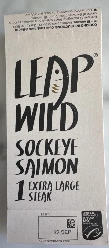 Wild Sockeye Salmon Steak