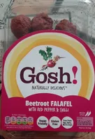 Beetroot falafel with red pepper & chilli
