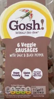 6 veggie sausages