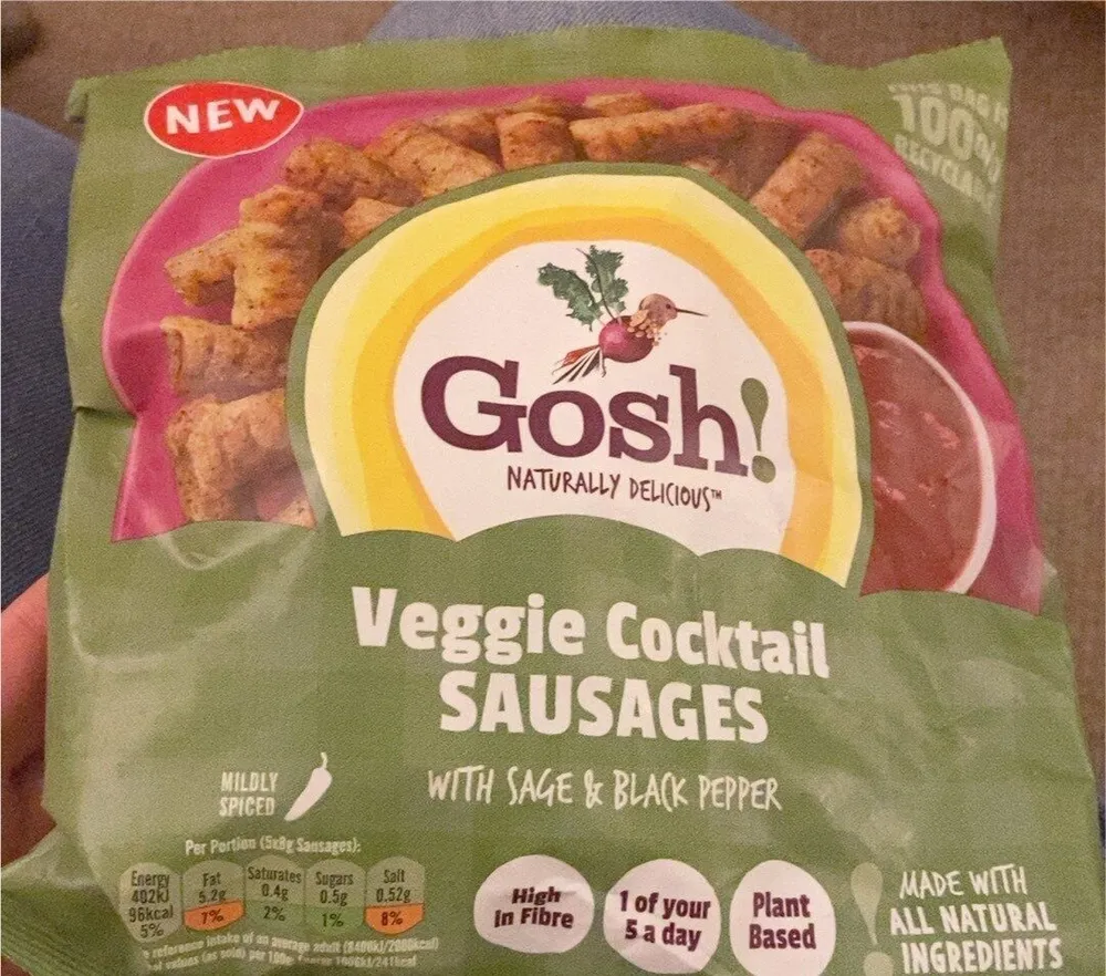Veggie cocktail sausages
