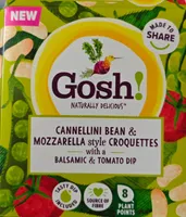 Cannelloni Bean & Mozzarella Style Croquettes