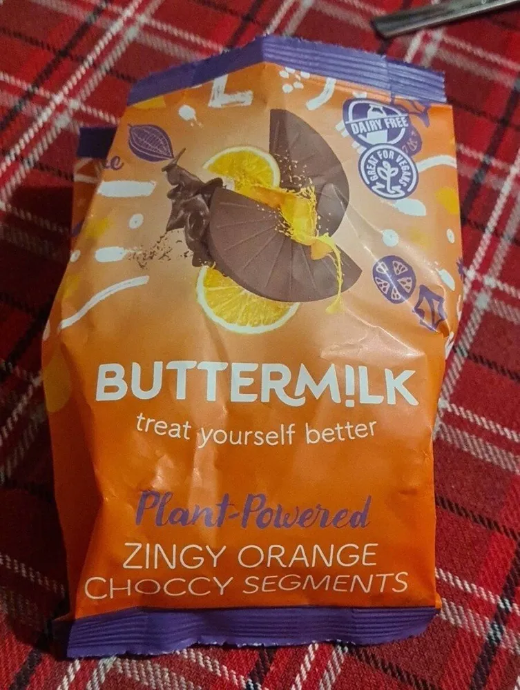 Orange Choccy bite sized segments