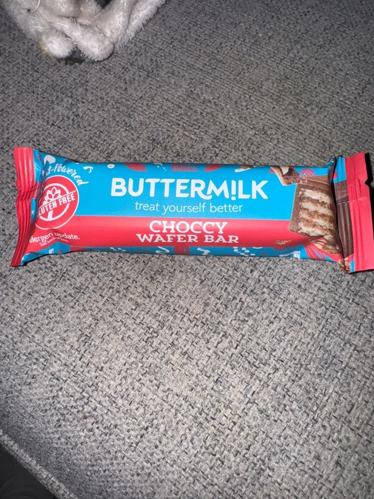 GLUTEN FREE Allergen update. BUTTERMILK treat your
