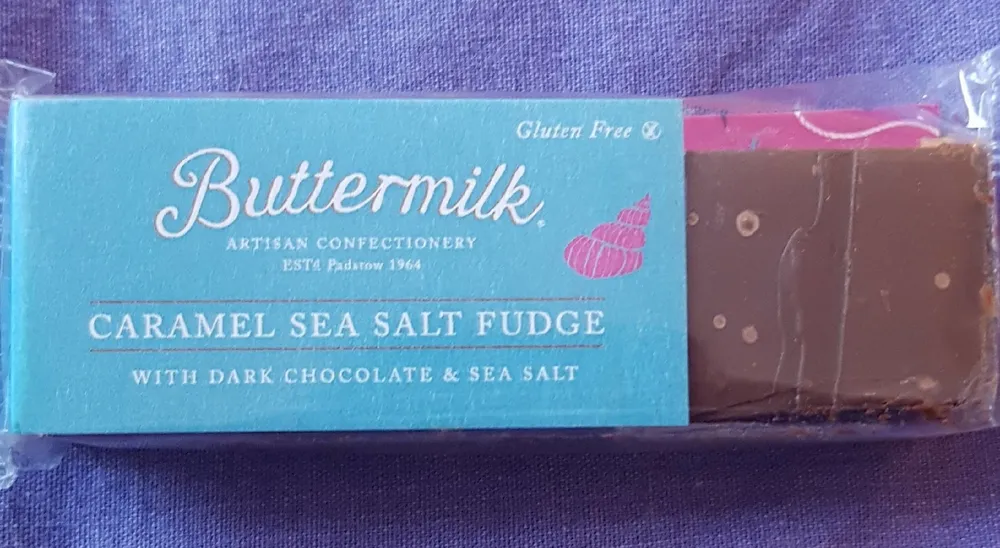 Caramel sea salt fudge