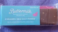 Caramel sea salt fudge