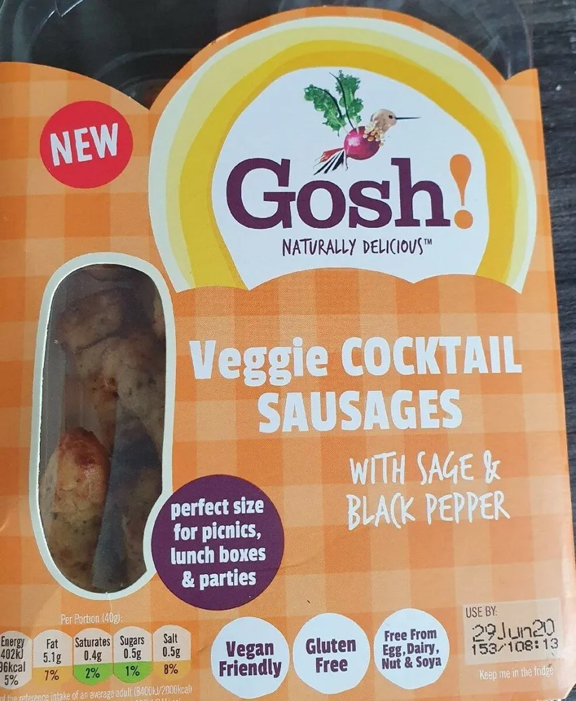 Veggie cocktail sausages