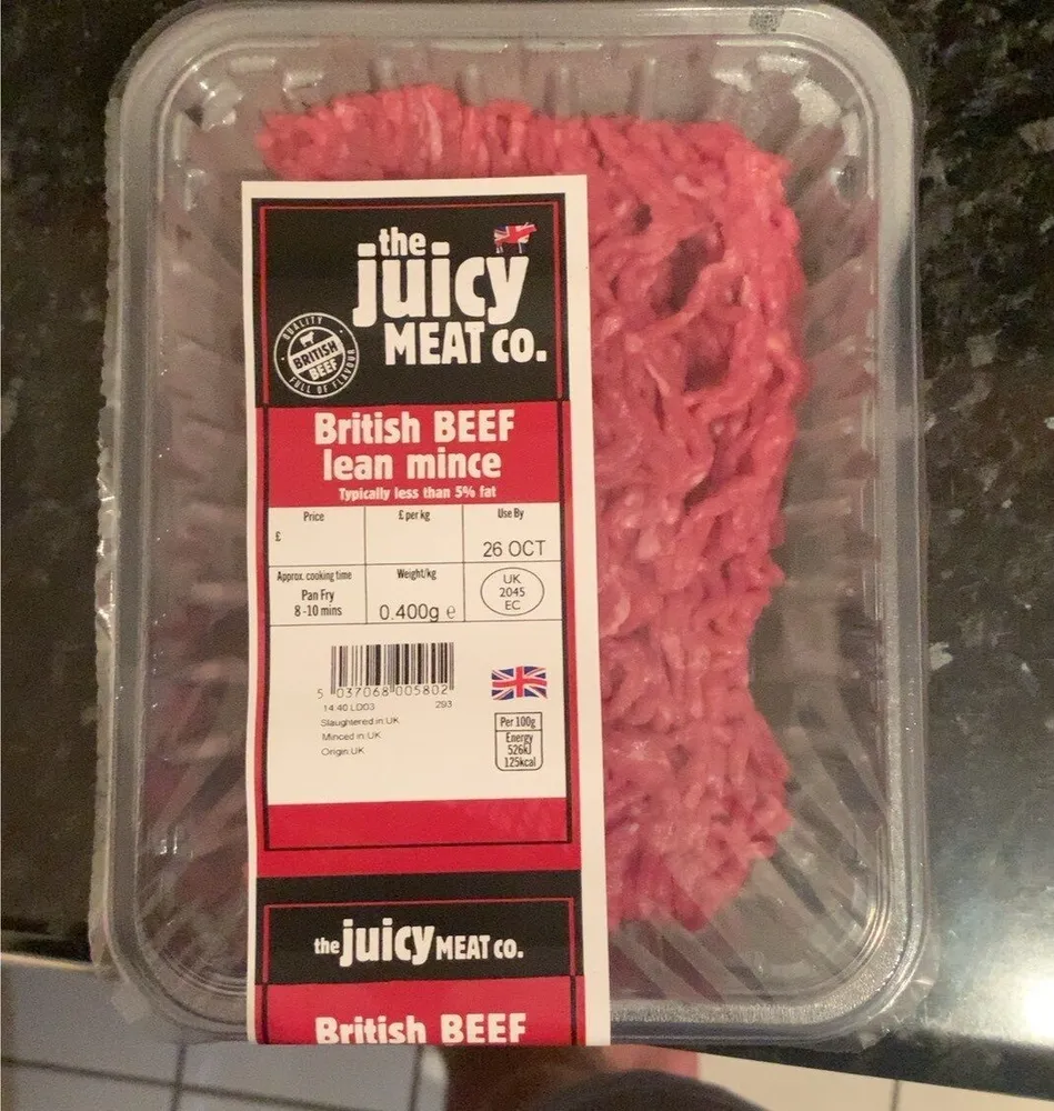British beef lean mincd