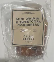 Miniwalnut and sweetcorn bread