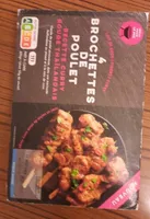 Brochette poulet curry rouge