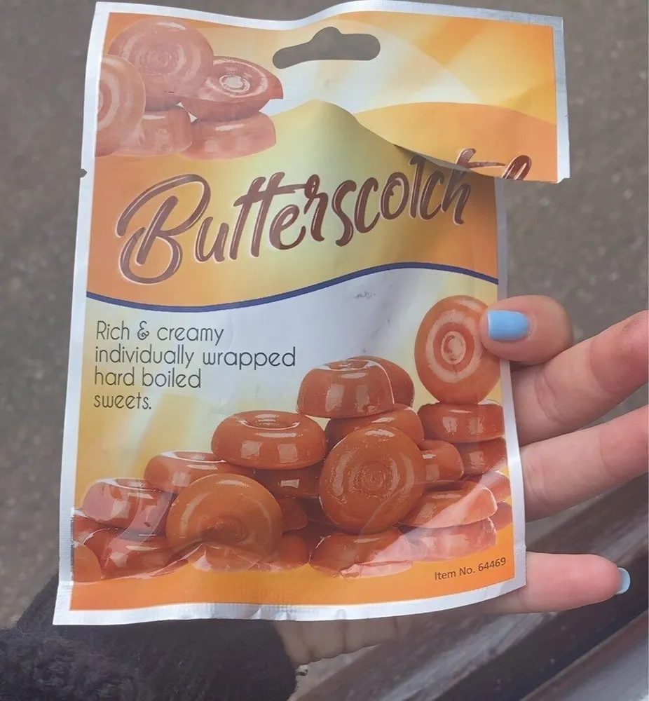 Butterscotch sweets