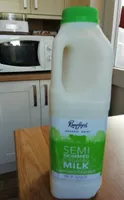 organic semi skimmed milk