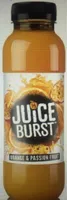 Juice burst orange and passion fruit